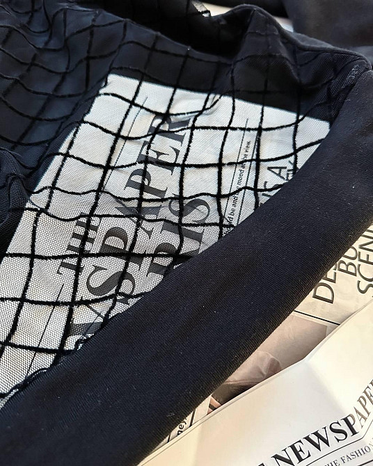 Жіноче трендове худі з прозорою спиною тринитка на флісі + сітка-флок 48/52 Одеса - фото 8