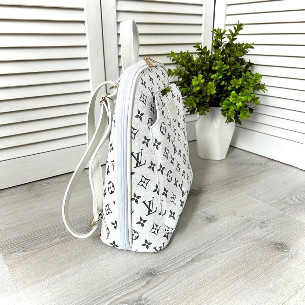 Брендовый женский рюкзак-сумка. Женский маленький брендовый рюкзак-сумка 707 Киев - изображение 6