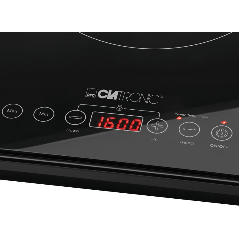 Одноконфорочна індукційна плита з 10 рівнями Clatronic EKI (3569) 2000 Вт Нововолинськ - фото 4