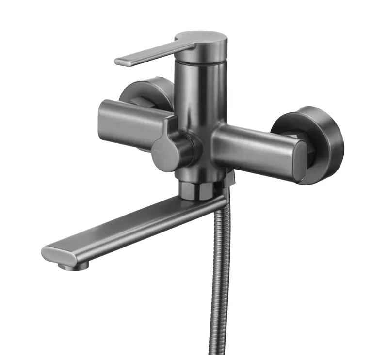 Змішувач для ванни Mixxus Lord 009 Євро Графіт (MI7140) Харків - фото 1