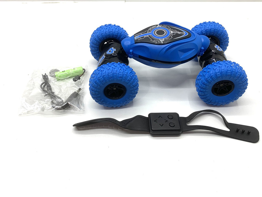 Машина на радіокеруванні 2.4G акумулятор USB зарядка змінює форму світло 28см Синя (3688-G106A) Чернігів - фото 5