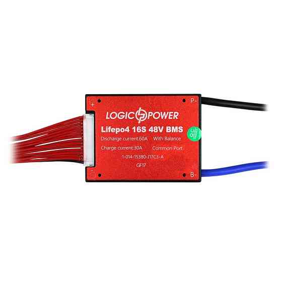 BMS плата LP LiFePO4 48V 16S Dis 60A Ch 30A Киев