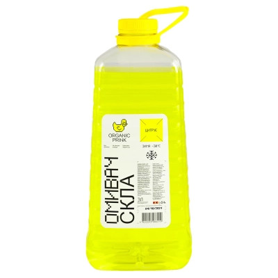 Омыватель автомобильный ORGANIC PRINK -30 °С "Цитрус" 3 л (013031) Винница - изображение 1