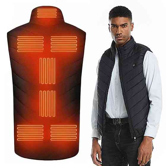 Чоловіча жилетка з підігріванням XXL,від USB,3 режими SBR Київ