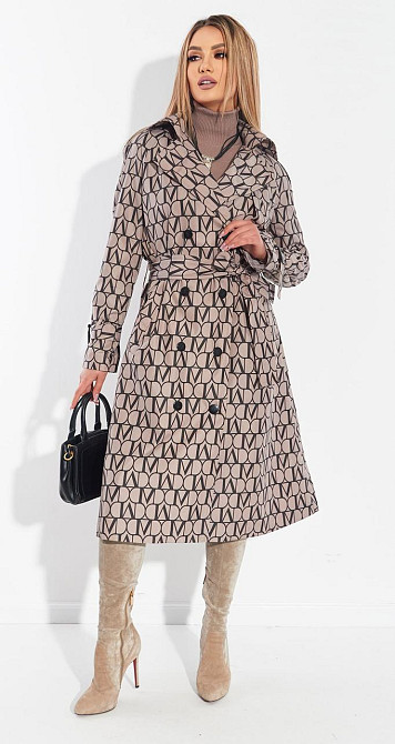 Двобортний класичний тренч (48) Київ - фото 8