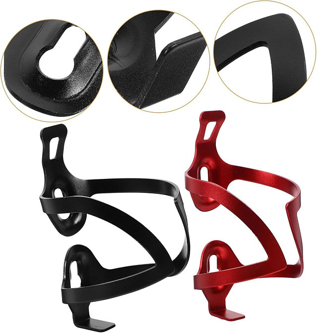 Флягодержатель велосипедный алюминиевый Feel Fit Красный Бровары - изображение 2