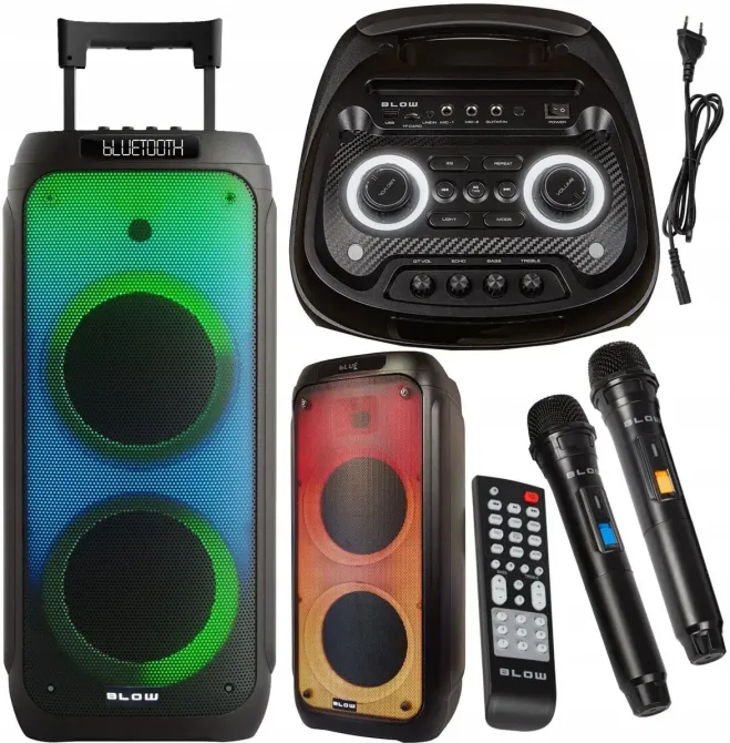 Портативна колонка Портативний динамік kolumna Bluetooth Blow Infinity v2 + Пульт 2x Мікрофон Київ - фото 1