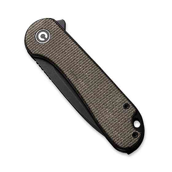 Нож складной карманный Civvi Elementum, (7.5 см) D2 / Micarta темно-зеленый Киев