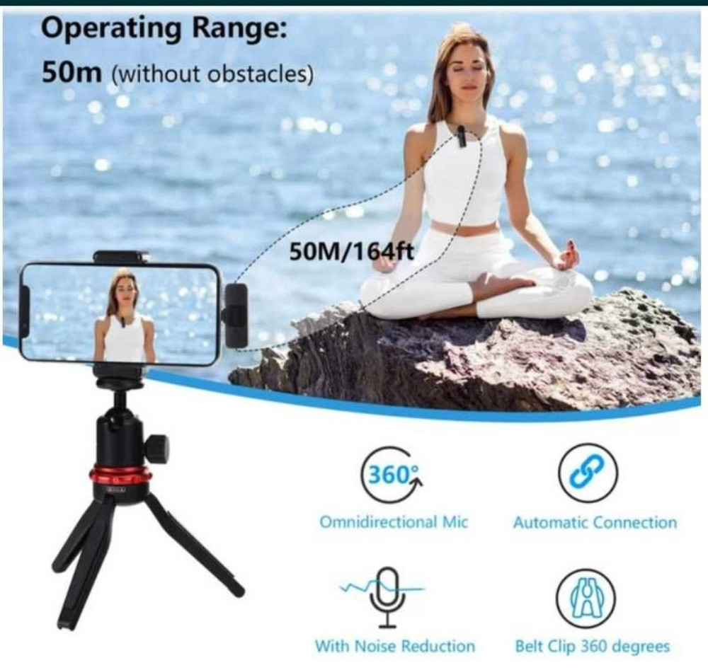 Профессиональный безпроводной Микрофон : Boya BY- V2 Lightning. Киев - изображение 4