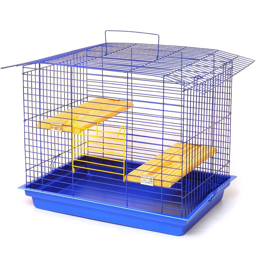 Клітка Шиншила-60 оцинкована для гризунів з аксесуарами (56.5 х 40 х 47 см), Лорі Київ - фото 1