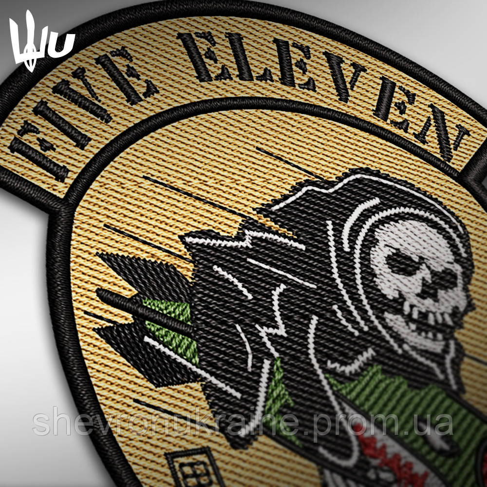 Шеврон под заказ WE NEVER MISS (Срок изготовки 3-5 дней. На липучке) Размер 9x7.5см Киев - изображение 3