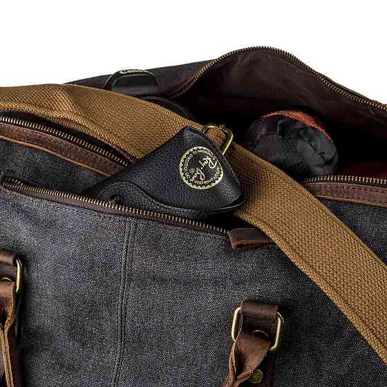 Дорожня сумка canvas Vintage 20130 Чорна Київ