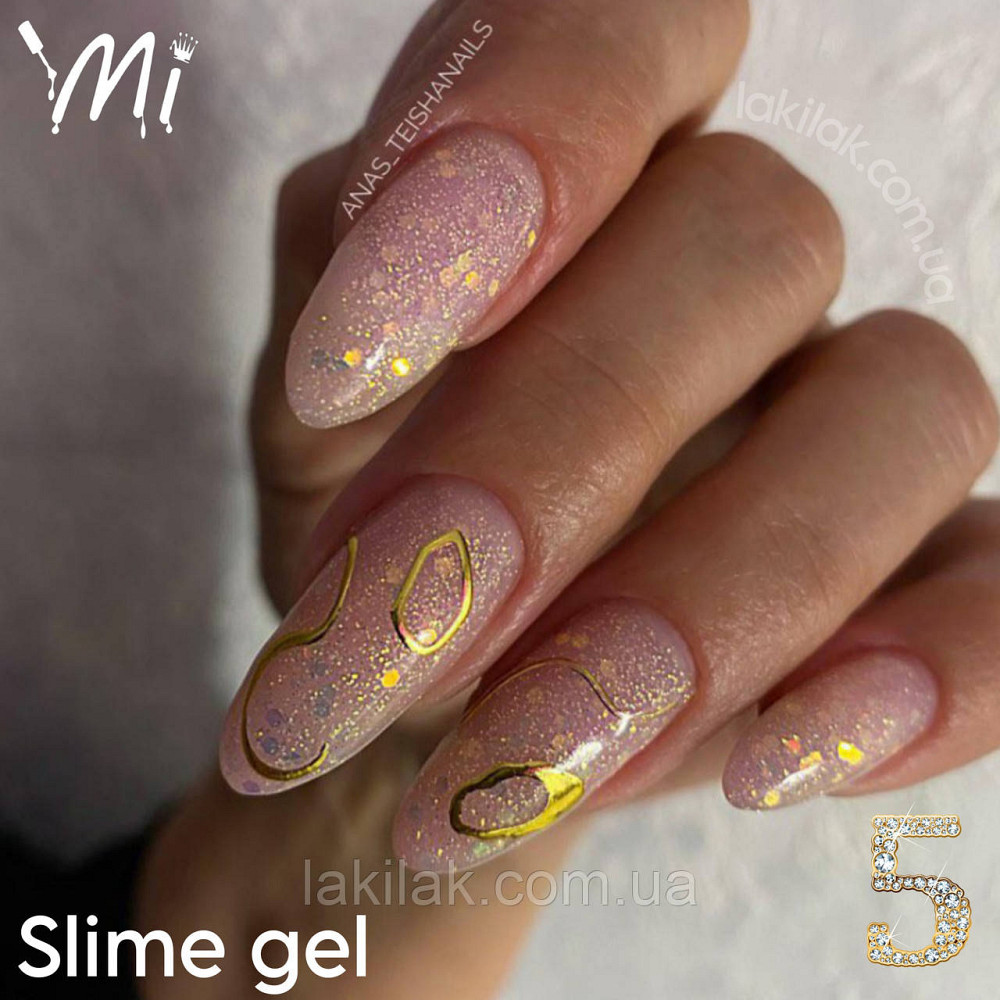 Гель для нарощення Mi SLIME №5 Builder Gel (рожевий) 15мл Херсон - фото 1