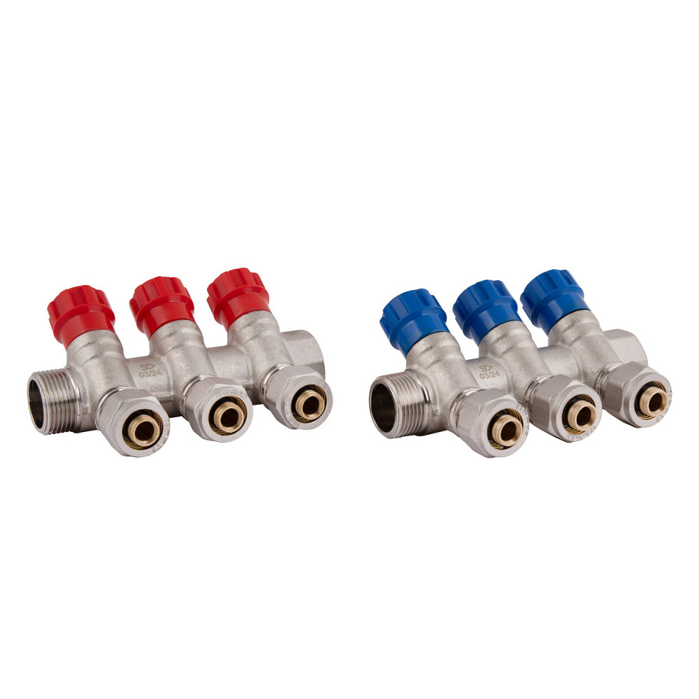 Колектор SThermo Alliance Standart 3/4" 3 виходи SD230W3 Київ - фото 1