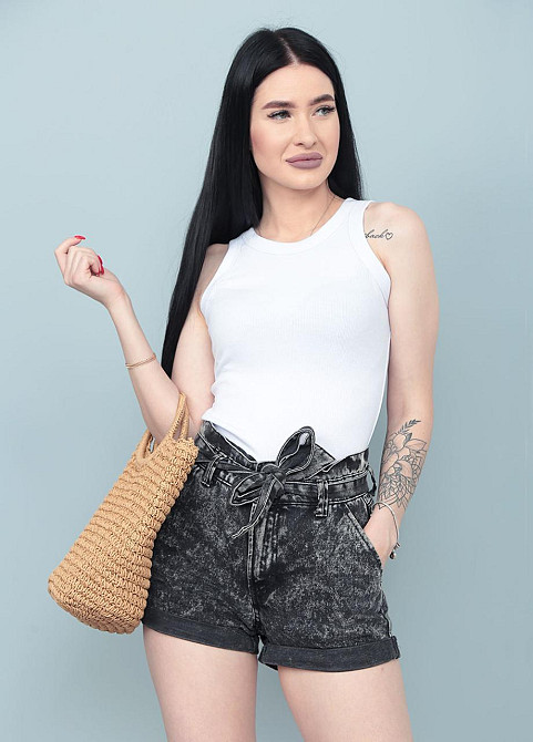 Майка женская рубчик 