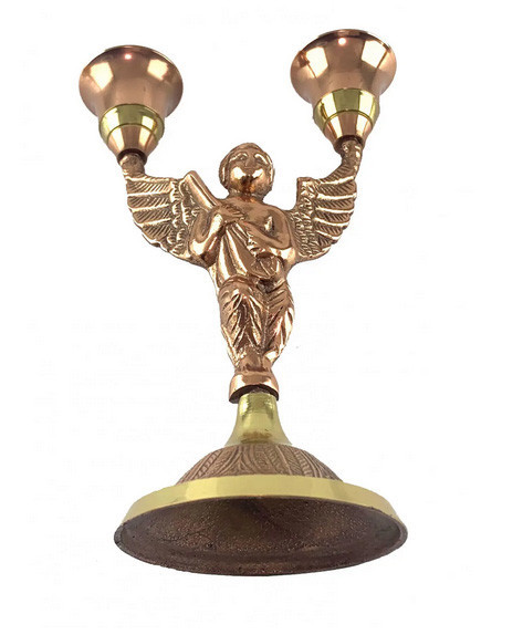 Подсвечник из бронзы на 2 свечи Ангел Киев - изображение 1