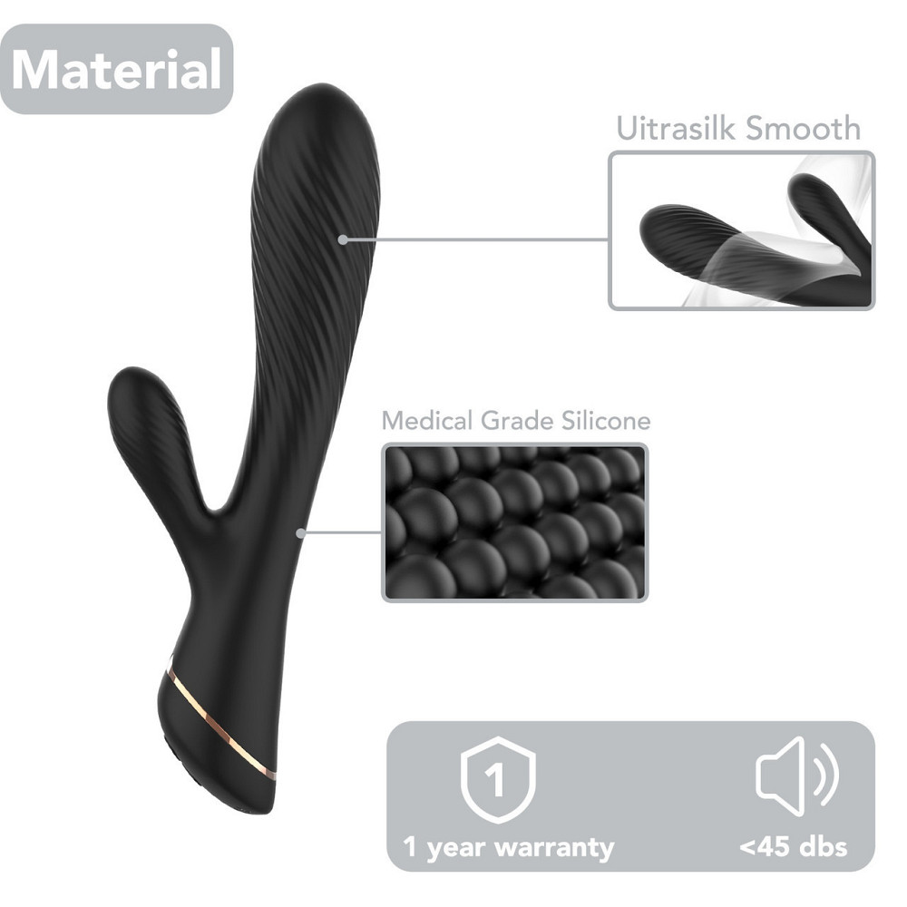 Вибратор Hare Black, 9 vibration functions Sex Aura Киев - изображение 8