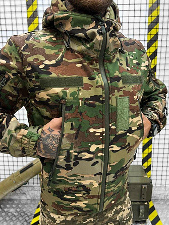 Тактична куртка SoftShell софтшел мультикам легка L Одеса - фото 10