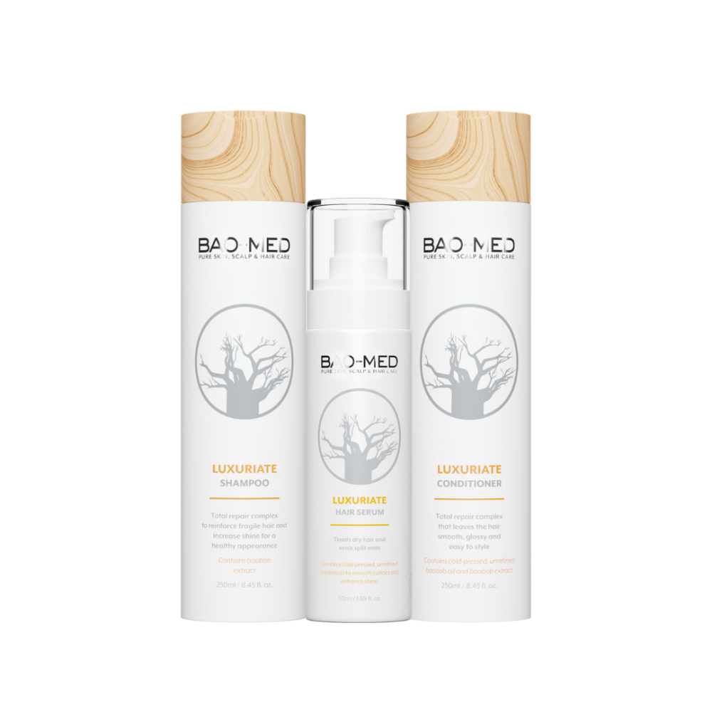 Подарунковий набір (шампунь, кондиціонер, сироватка) Bao-Med Luxuriate Дніпро - фото 1