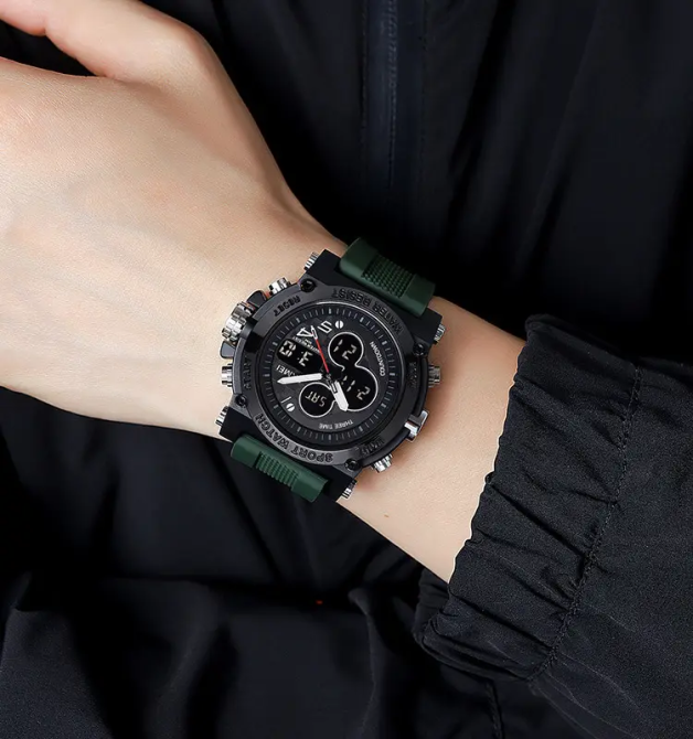 Часы мужские наручные спортивные Skmei 2065 (Зеленый) Винница - изображение 5