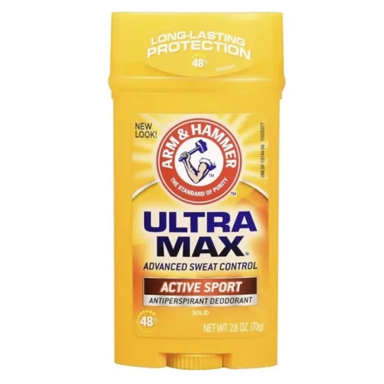Твердий дезодорант Arm & Hammer Ultra Max Antiperspirant&Doodorant Active Sport 73 г Львів