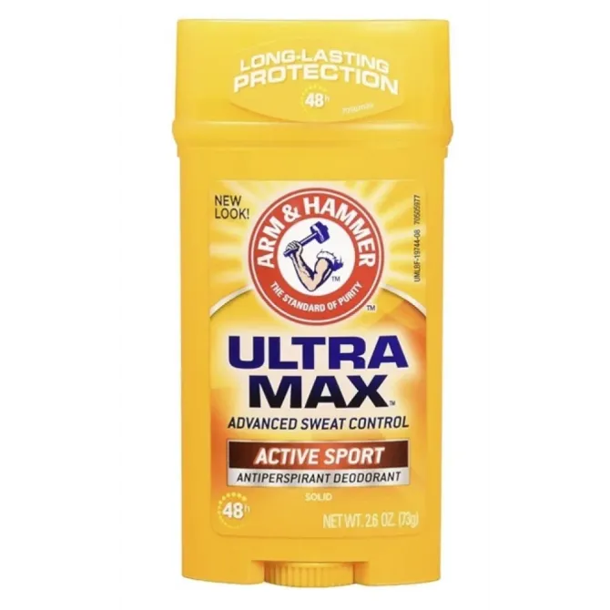 Твердий дезодорант Arm & Hammer Ultra Max Antiperspirant&Doodorant Active Sport 73 г Львів - фото 1
