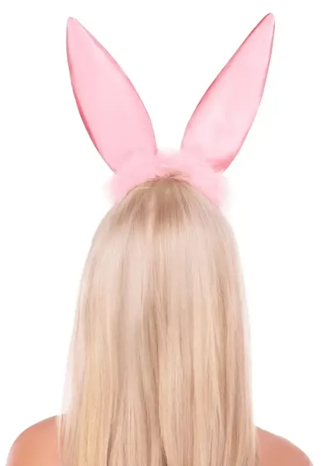 Ушки зайки Leg Avenue Bendable Marabou Trimmed Satin Bunny Ears Pink Львов - изображение 2