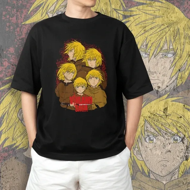 Футболка для подростка мальчика с принтом Сага о Винланде 2 Размер 160 Anime10572 Днепр - изображение 3