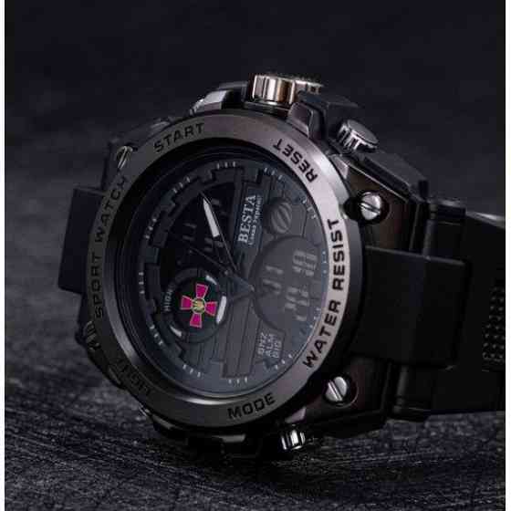 Чоловічий наручний годинник Besta Tattoo ЗСУ (Чорний) Київ