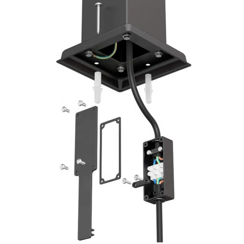 Вуличний стовп з 2 розетками для саду та дачі Київ - фото 4