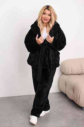 Женская пижама 3-ка 50-52, Черный Одесса