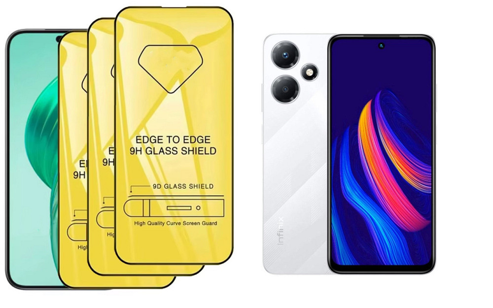 Захисне скло DefenzoGlass для Infinix Hot 30, Hot 30 Play – подвійна міцність Київ - фото 1