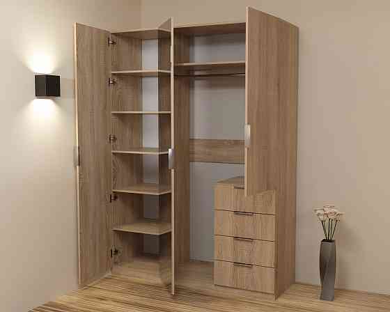 Шафа Крістал 2, Дуб Сонома, 1500х520х2100 Львів