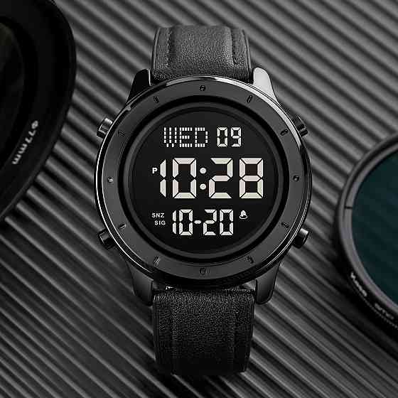 Skmei 1864LBKBK Black-Black Leather SALE SBR Киев