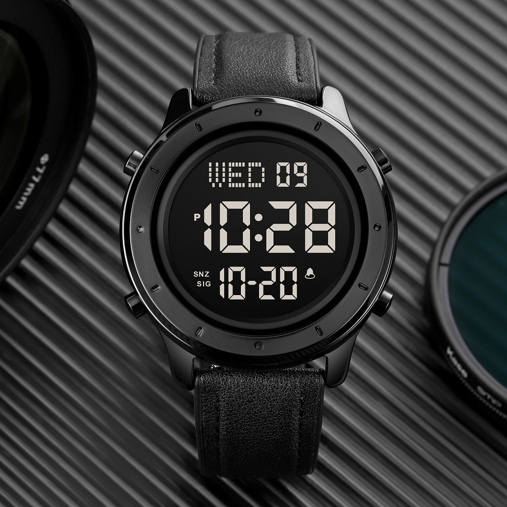 Skmei 1864LBKBK Black-Black Leather SALE SBR Киев - изображение 4