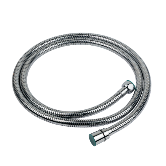 Шланг для душу 1/2" SS хромований розтяжний з підшипником 150-210 см AQUATICA XB-8153 (9792020) Київ