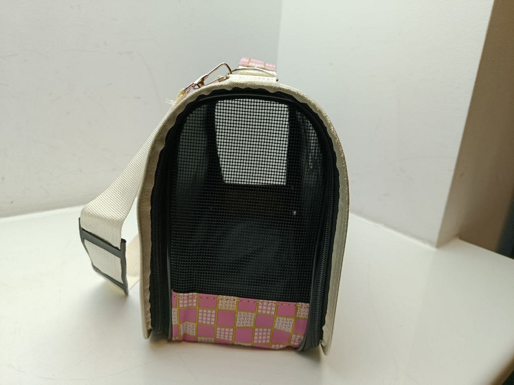 Сумка-переноска для тварин 36*18см рожева Луцьк - фото 3