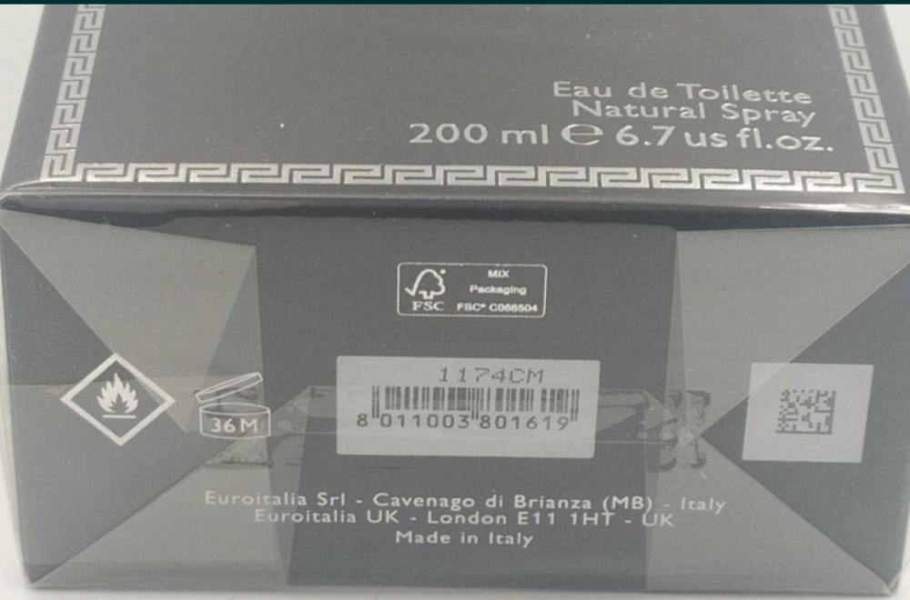 Парфюмерия: Versace pour Homme edt 200ml.Оригинал Киев - изображение 2