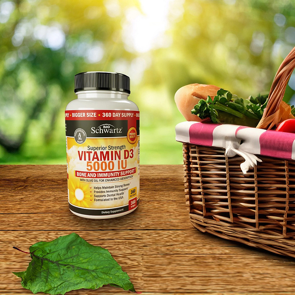 Superior Strength, Vitamin D3, 5,000 IU, 360 Softgels Луцк - изображение 4