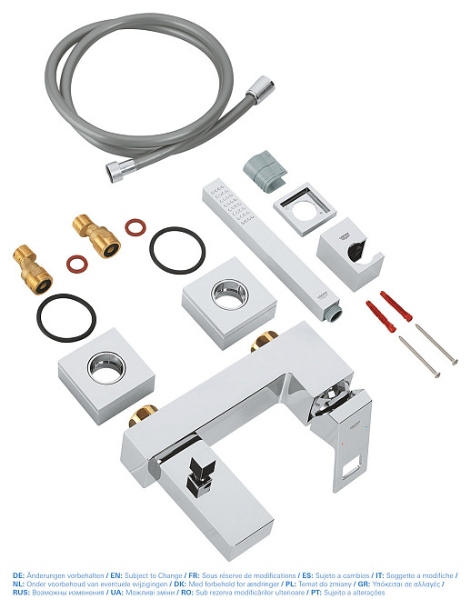 Змішувач для ванни Grohe Eurocube 23141000 Харків - фото 4