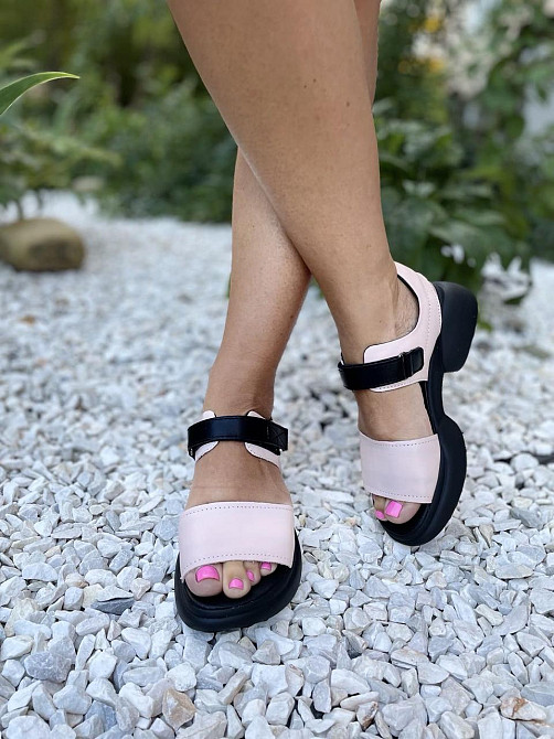 teona Босоніжки жіночі TEONA 108 пудра (літо, шкіра натуральна) (4097) Коломия - фото 9