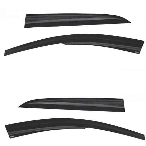 Дефлекторы окон (ветровики) Renault Symbol 2013-2020, 4шт, SunPlex, седан, на скотче Винница