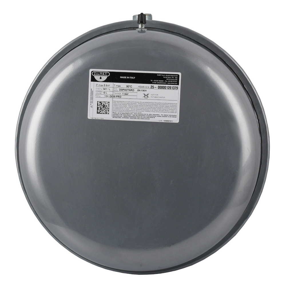 Бак Zilmet oem-pro для монтажу в котли плоский 10 л 3bar Арт.541 ( 13A6001011) Київ - фото 1