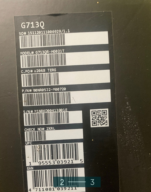 Ноутбук: ASUS ROG Strix G17 G713QR. Київ - фото 1