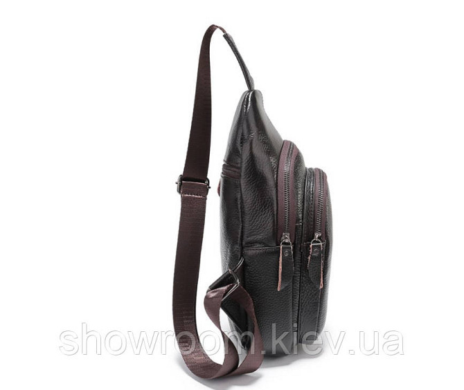 Чоловічі сумки на груди (слінг) Leather Collection (370) Київ - фото 4