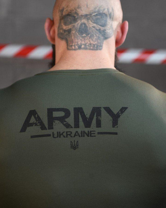 Тактична футболка потовідвідна SABUR АРМІЯ ОЛИВА ВТ6727 Одеса - фото 4