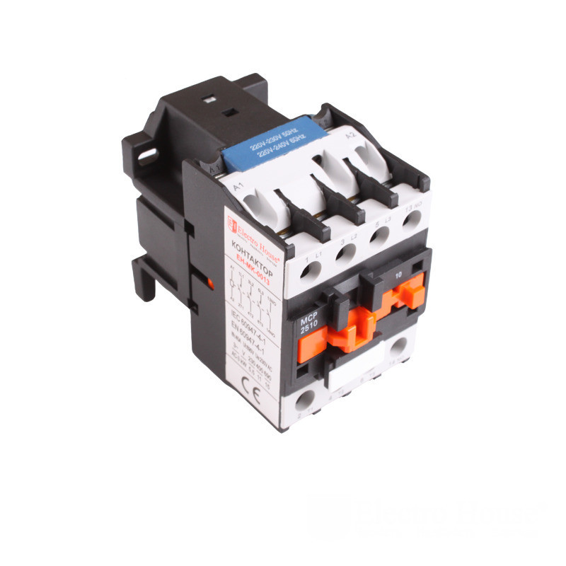 Контактор магнитный 3P 25A 220-230 В, 4 нормально открытых контакта Днепр - изображение 1