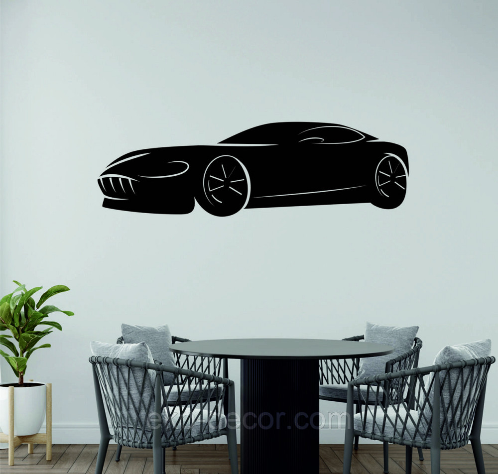 Декоративное настенное Панно «Автомобиль» Декор на стену 70*21 см, Черный Киев - изображение 9