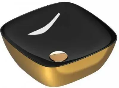 Раковина  Catalano Green Lux 40 40X40 Złoty-Czarny 140Apgrlxno Киев - изображение 1