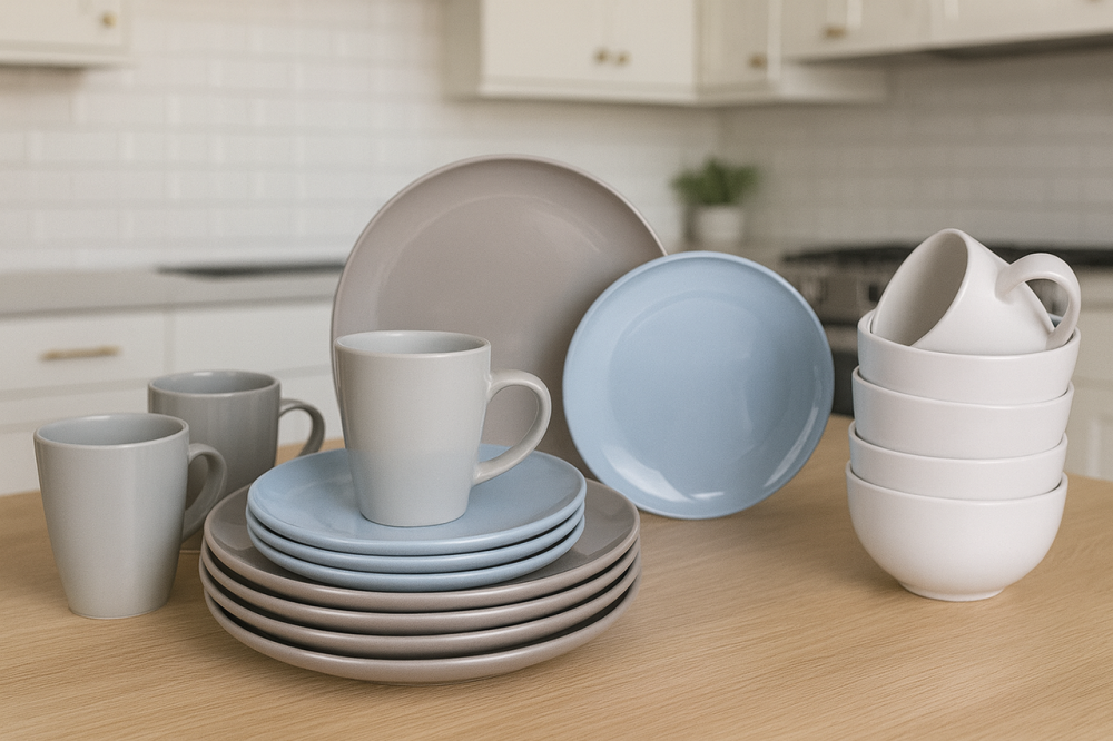 Набор столовой посуды 16 предметов (тарелки, супницы, чашки ) Киев - изображение 1